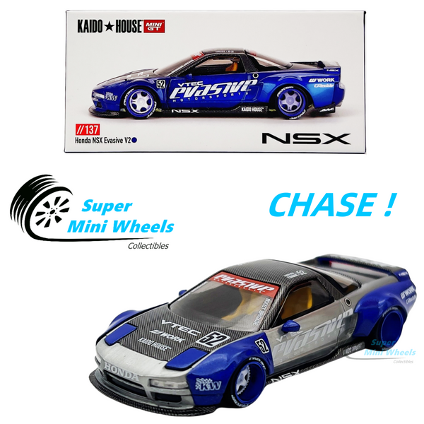 CHASE ! Mini GT x Kaido House 1:64 Honda NSX Evasive V2 KHMG137