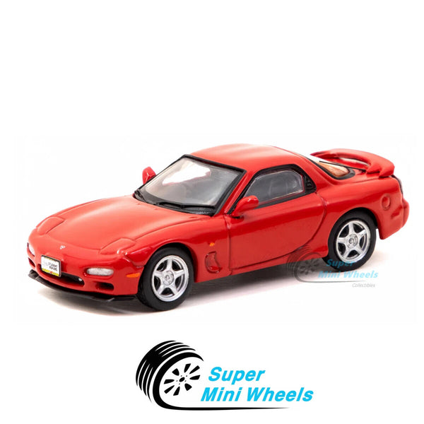 J-Collection Tarmac Works 1:64 Mazda RX-7 FD3S STUDENT DRIVER – Red