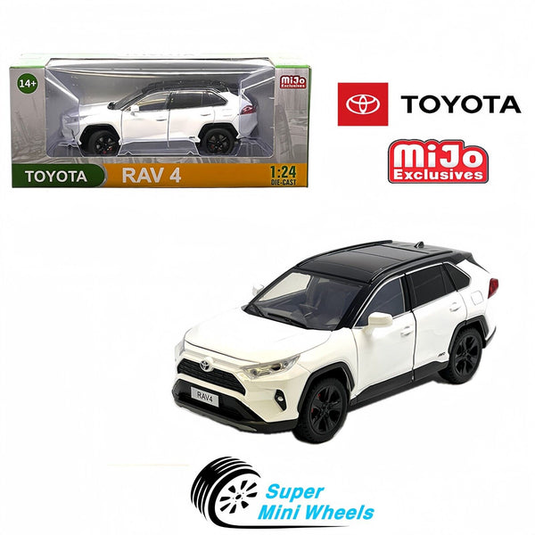 Toyota Rav4 Hybrid XSE White 1:24 - MiJo Exclusives