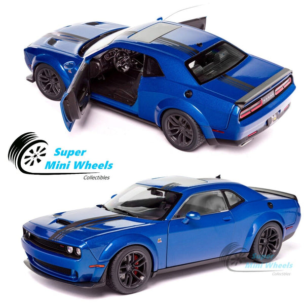 Solido 1:18 2023 Dodge Challenger R/T Scat Pack Widebody - Blue - S1805710