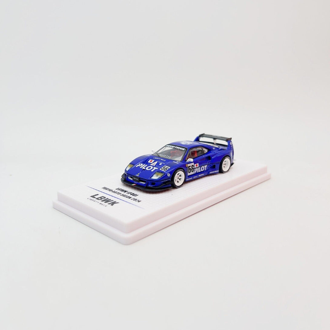 INNO64 1:64 LBWK F40 Tokyo Auto Salon 2024 (Blue) – Super Mini Wheels