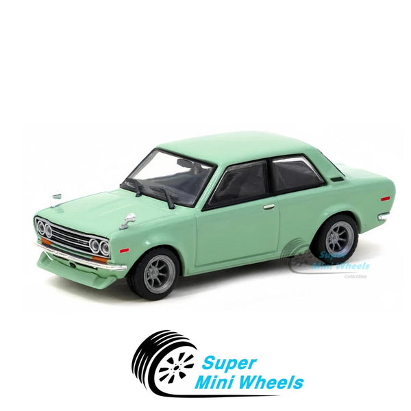 Tarmac Works 1:64 Datsun 510 – Light Green