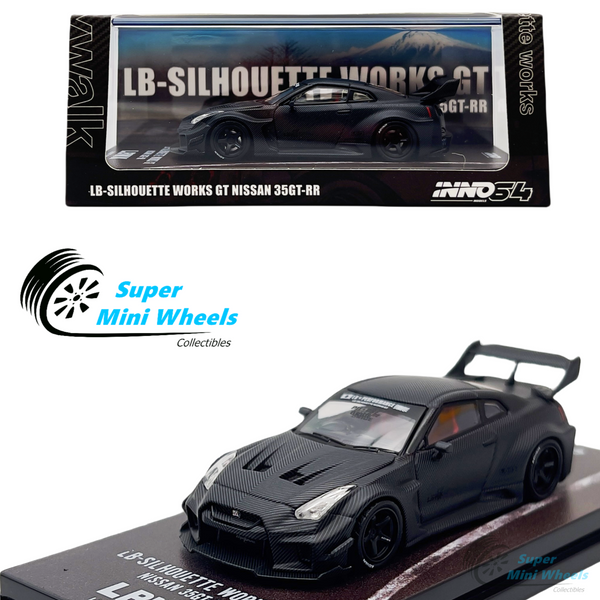 INNO64 1:64 LB-Silhouette Works GT Nissan 35GT-RR Black Carbon