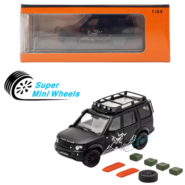 GCD 1:64 Land Rover Discovery 4 Arc'teryx Off Road Black with Accessories