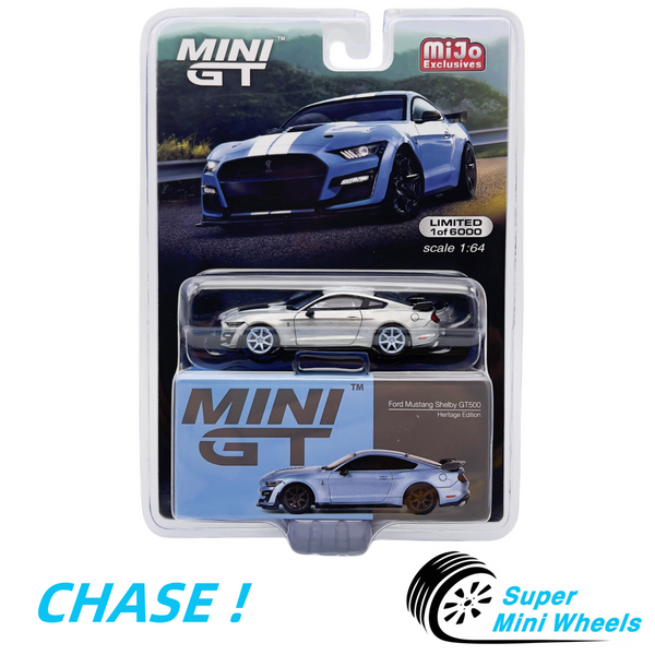 CHASE ! Mini GT 1:64 Ford Mustang Shelby GT500 Heritage Edition #758