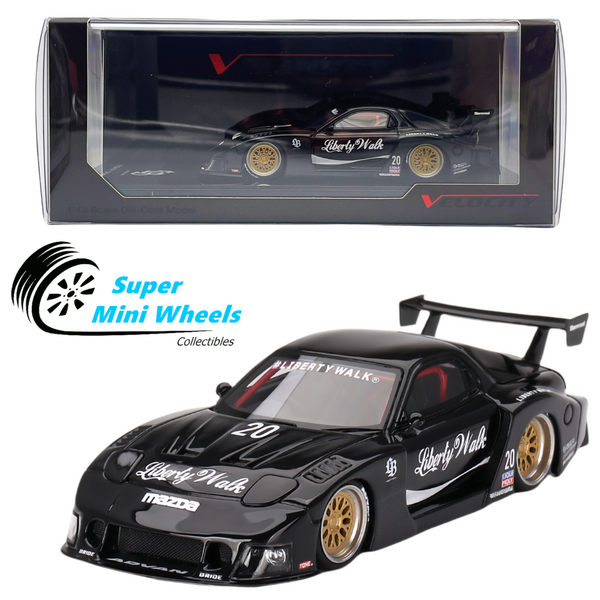 TSM-Model 1:43 Mazda RX-7 LB-Super Silhouette Liberty Walk Black TSMV0021