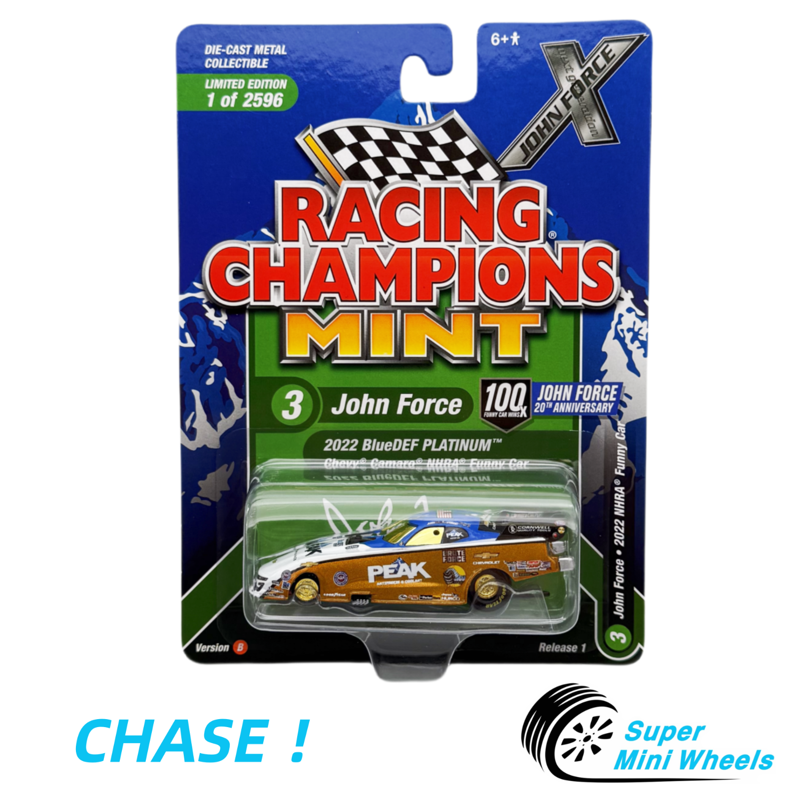 CHASE ! Racing Champions 1:64 John Force 2022 NHRA Funny Car – Super ...