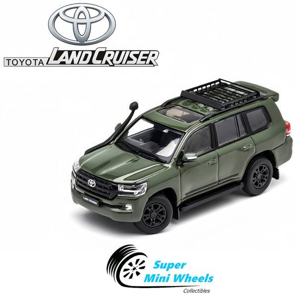 GCD 1:64 Toyota Land Cruiser LHD Off Road 4×4 2018 – Green - Diecas Model