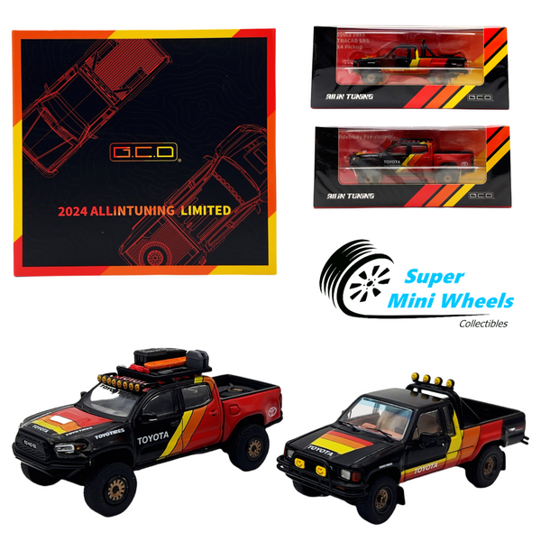 GCD 1:64 Toyota Hilux + Tacoma TRD Box set - China Exclusive Ltd 1288 sets