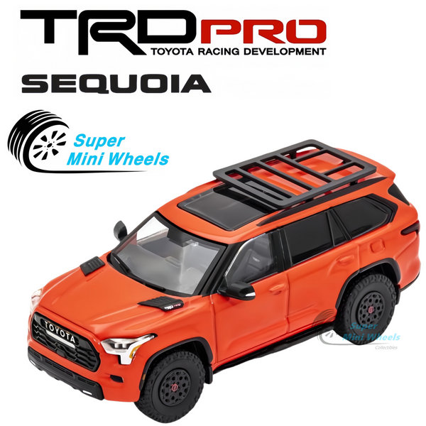 GCD 1:64 2023 Toyota Sequoia TRD Pro – Orange [Pre-Order]