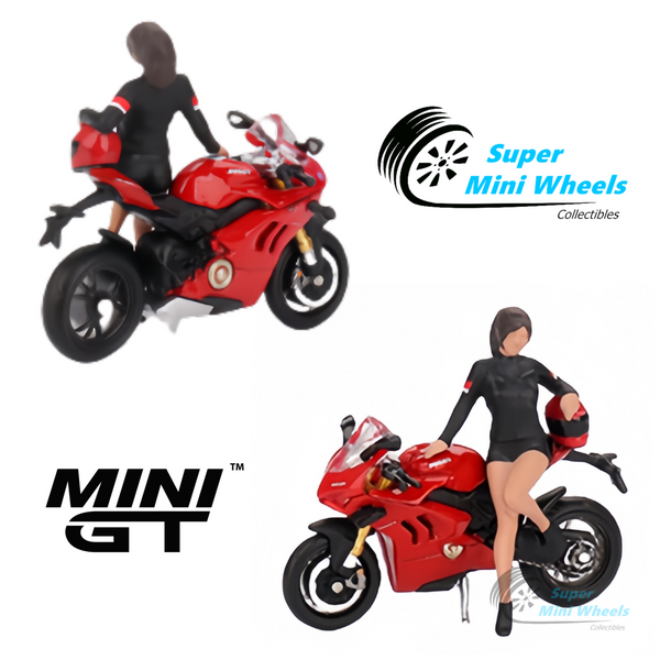 Mini GT 1:64 Ducati Panigale V4 S w/ Ducati Girl #682