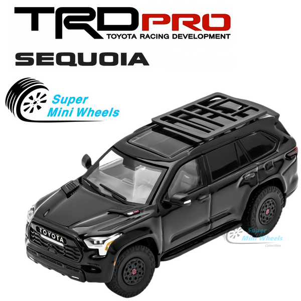 GCD 1:64 2023 Toyota Sequoia TRD Pro – Black [Pre-Order]