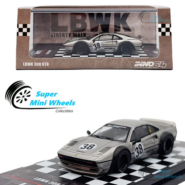 INNO64 1:64 LBWK Ferrari 308 GTB Gray