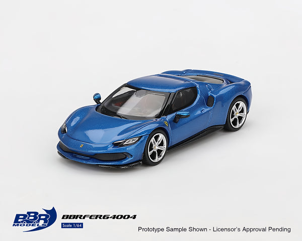 Pre-Order BBR Models 1:64 Ferrari 296 GTB – Blu Corsa – Limited Edition