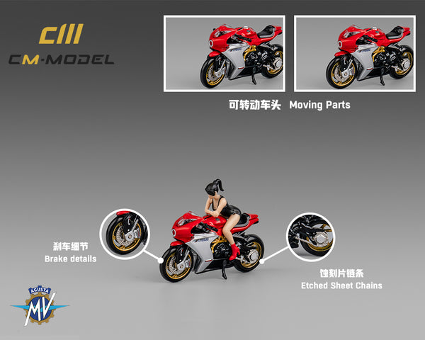 Pre-Order CM Model 1:64 MV Agusta SV800 With Showgirl Figure – Limited Edition