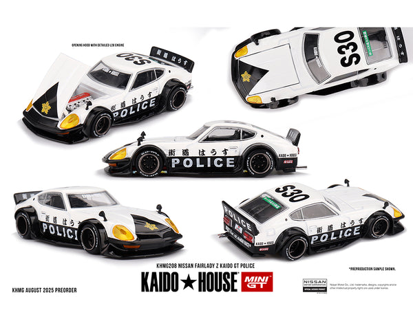 Pre-Order - Kaido House x Mini GT Nissan Fairlady Z Kaido GT Police KHMG208