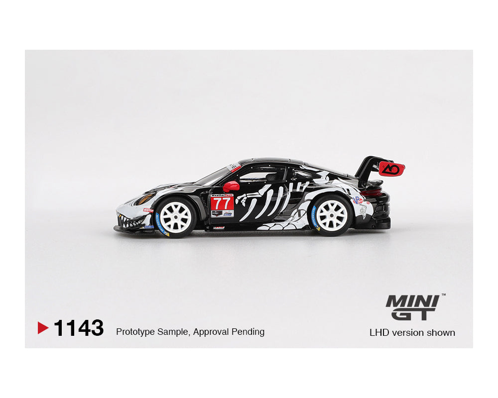 Mini GT 1:64 Porsche 911 GT3 R #77 AO Racing 2025 IMSA Petit Le