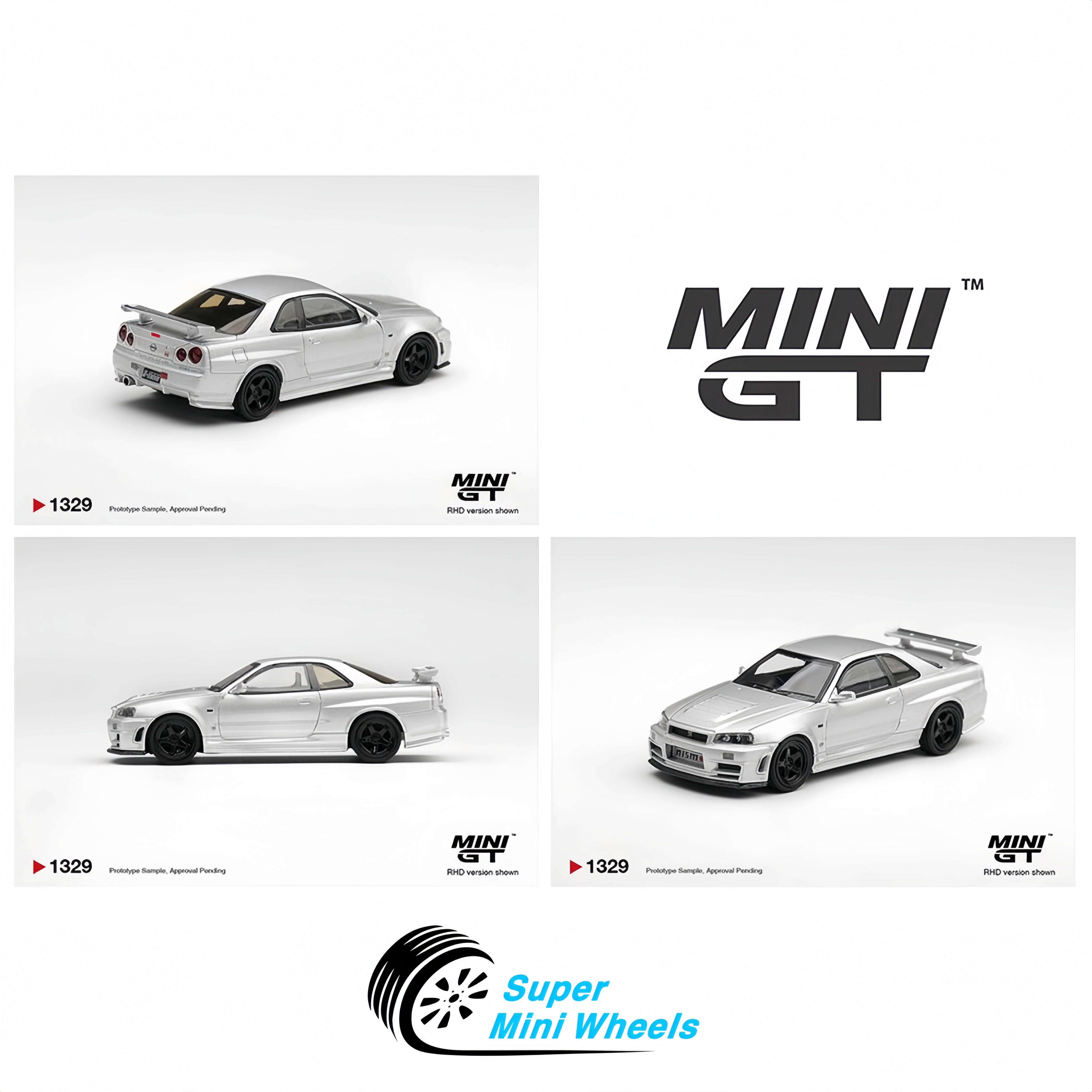 Pre-Order] Mini GT 1:64 Nissan NISMO R34GT-R Z-tune Z-Tune Silver