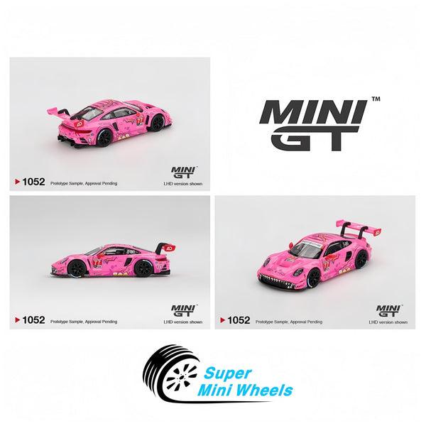 Pre-Order Mini GT 1:64 Porsche 911 GT3 R #77 AO Racing 2024 IMSA ROAD AMERICA