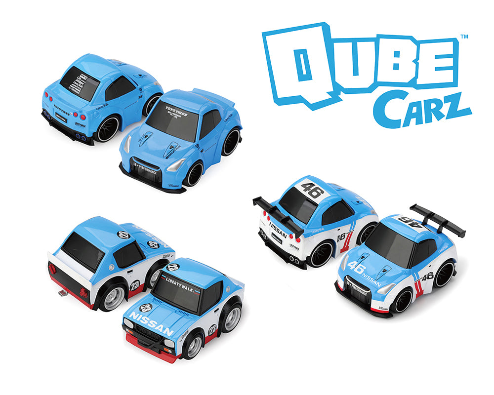 Pre-Order Mini GT QubeCarz Series 2 Liberty Walk Assortment 3 Car Set ...