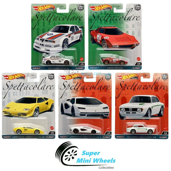 Hot Wheels Premium 2023 Car Culture B Case Spettacolare 5 Cars Set