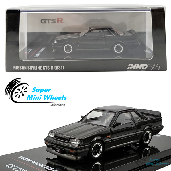 INNO64 1:64 NISSAN SKYLINE GTS-R (R31) Black