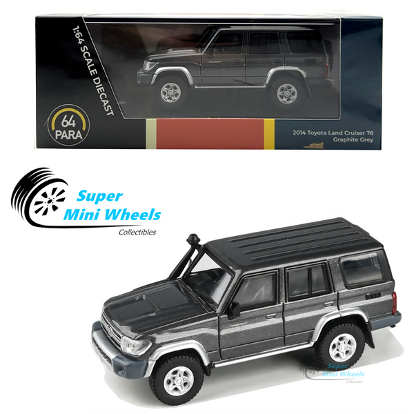 PARA64 1:64 Toyota 2007 Land Cruiser 76 - Graphite Grey