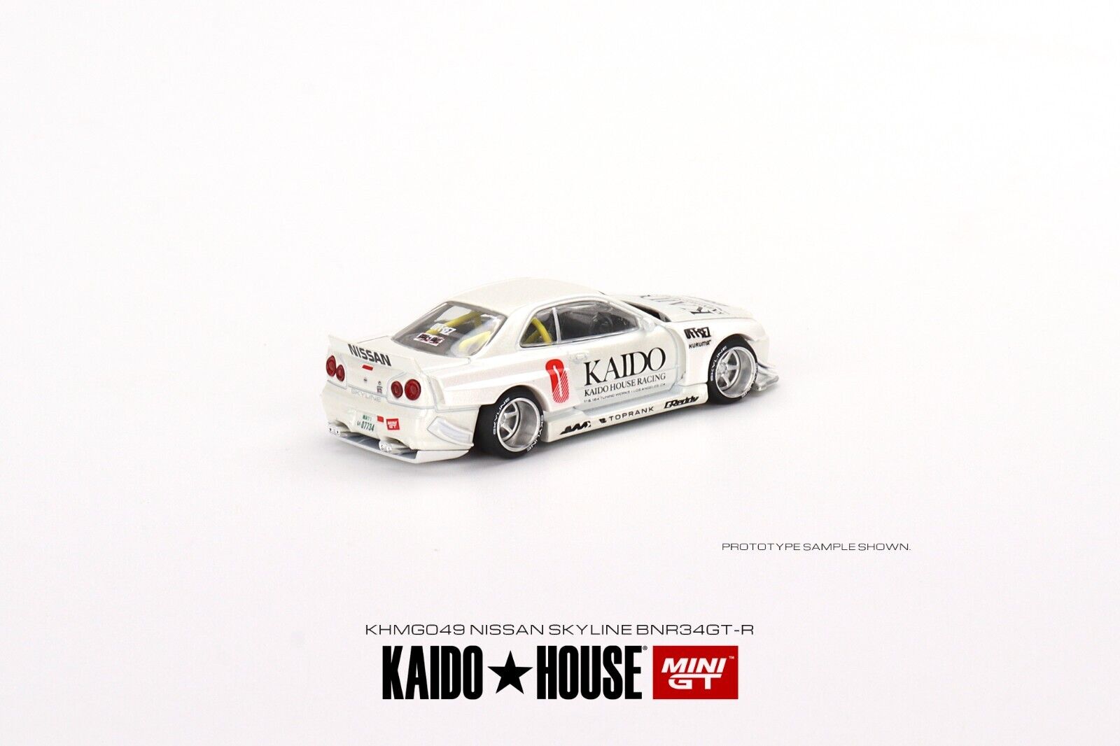 Mini GT x Kaido House 1:64 Nissan Skyline GT-R (R34) Kaido Works