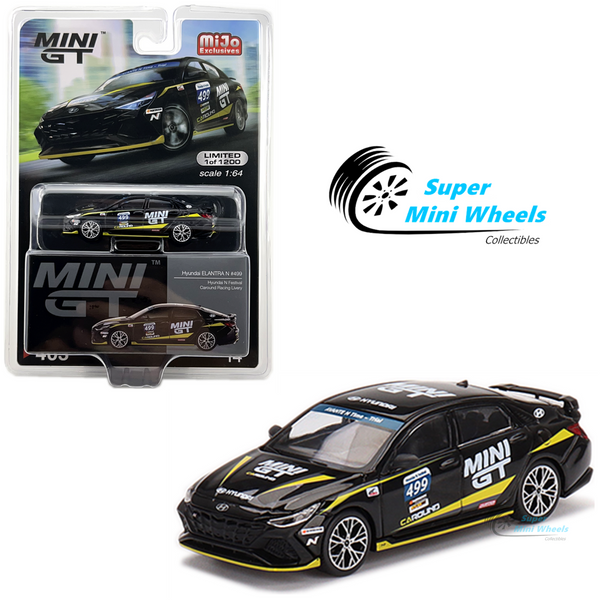 Mini GT 1:64 Hyundai Elantra N #499 Caround Racing Hyundai N-Festival #403