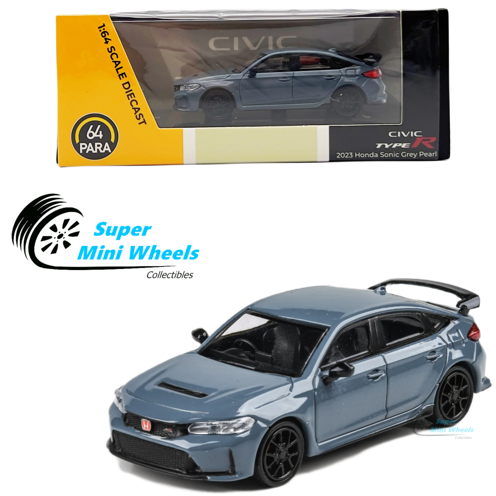 Miniature Honda Civic Type R FL5 - Para64 (1/64) - Model Car - Neuf