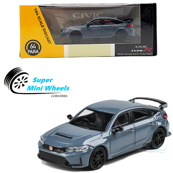 PARA64 1:64 2023 Honda Civic Type R FL5 - Sonic Grey Pearl