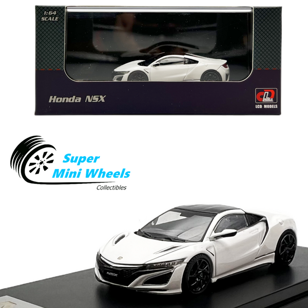 LCD Models 1:64 - Honda NSX (White) Diecast Model