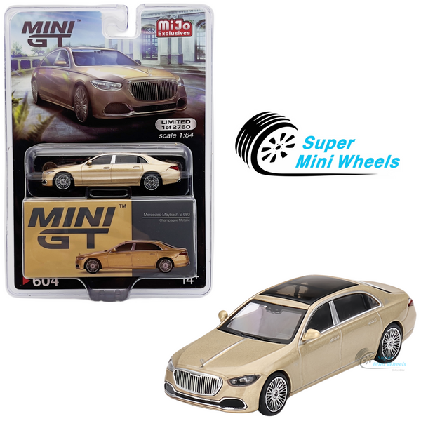 Mini GT 1:64 Mercedes-Maybach S680 Champagne Metallic #604