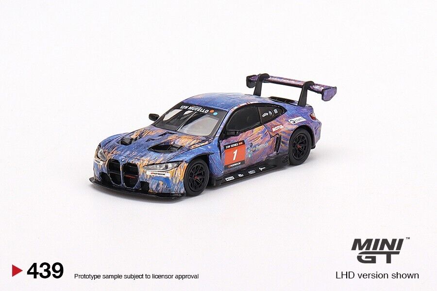 MINI GT BMW M4 GT3 & Bentley GT3 セット Mini GT 1:64 BMW M4 GT3 #1 2022 12H Mugello Winner #439 – Super