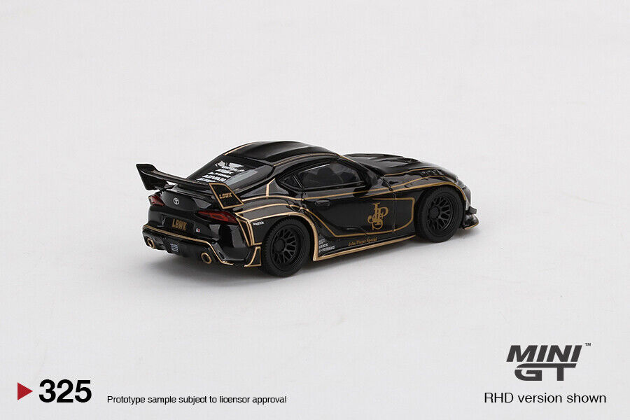 Mini GT 1:64 LB WORKS Toyota GR Supra JPS (Black/Gold) #325