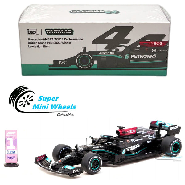 Tarmac Works 1:64 Mercedes-AMG F1 W12 E Performance 2021 Winner Hamilton #44