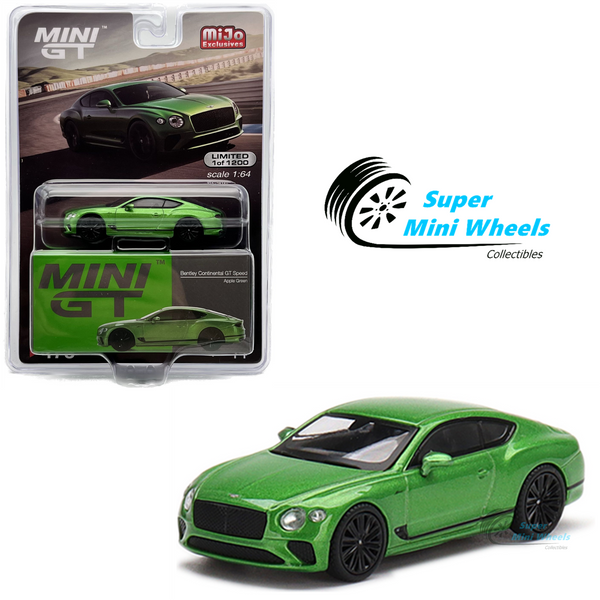 Mini GT 1:64 Bentley Continental GT Speed 2022 Apple Green #473