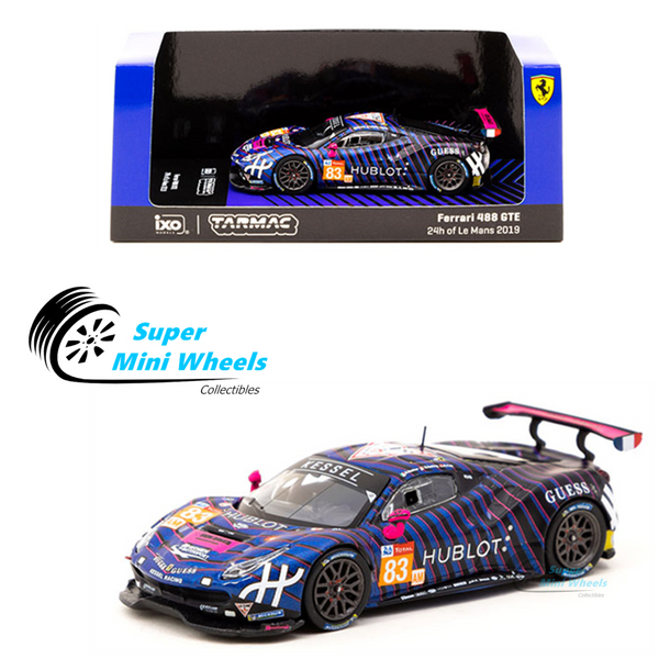 Tarmac Works IXO 1:64 - 2019 Ferrari 488 GTE 24Hr Of Le Mans 2019 #83