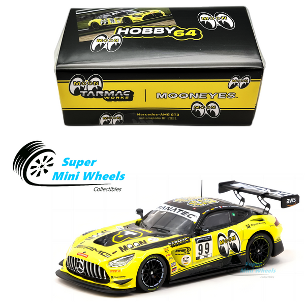 Tarmac Works 1:64 Mercedes-AMG GT3 Indianapolis 8 Hour 2021 #99 Mooneyes