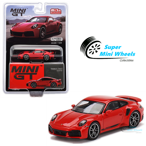 Mini GT 1:64 Porsche 911 Turbo S Guards Red #423