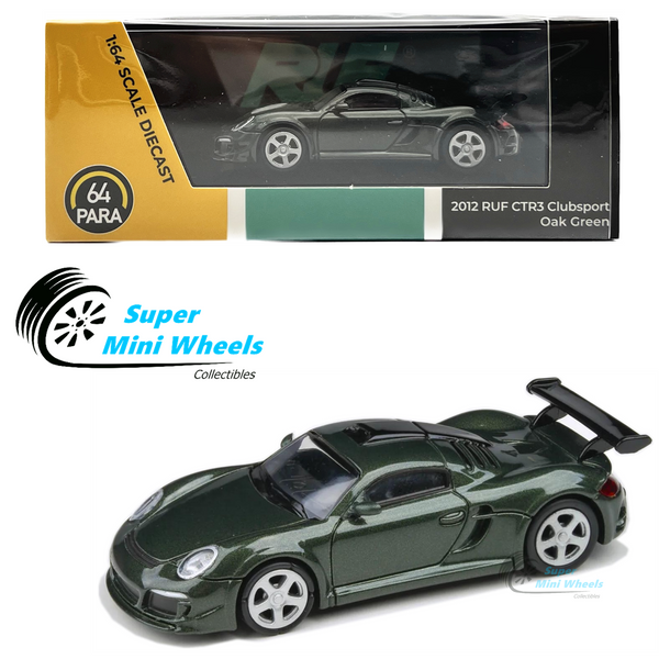 PARA64 - 1:64 - Porsche 2012 RUF CTR3 Clubsport - Oak Green