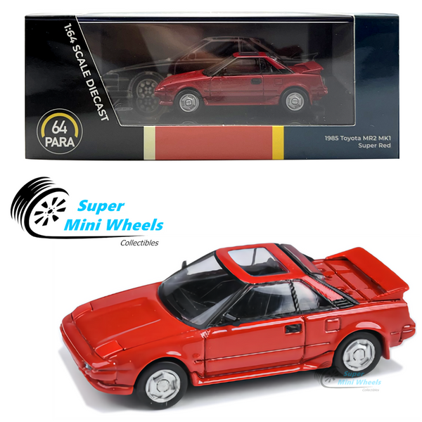 PARA64 1:64 1985 Toyota MR2 MK1 - Super Red