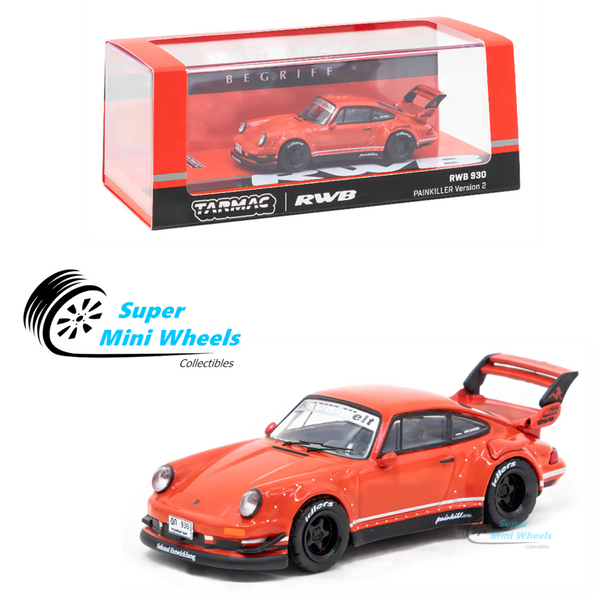 Tarmac Works 1:64 RWB Porsche 930 Painkiller Version 2 (Red)