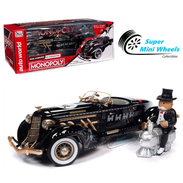 Auto World 1:18 - 1935 Auburn 851 Speedster Monopoly AWSS140