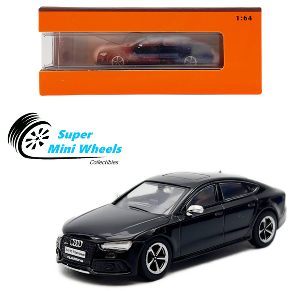 GCD 1:64 Audi RS7 Sportback Black - Diecas Model