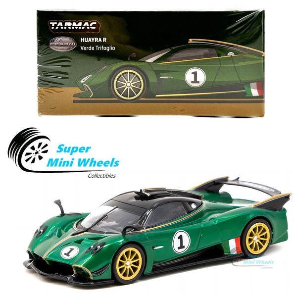 Tarmac Works 1:64 Pagani Huayra R Verde Trifoglio #1 (Green) T64G-TL035-GR