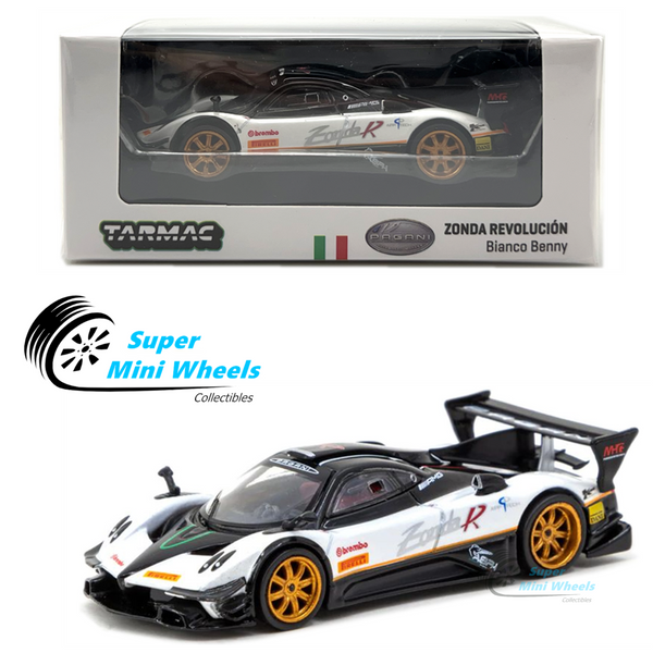 Tarmac Works 1:64 Pagani Zonda Revolución Bianco Benny (White)