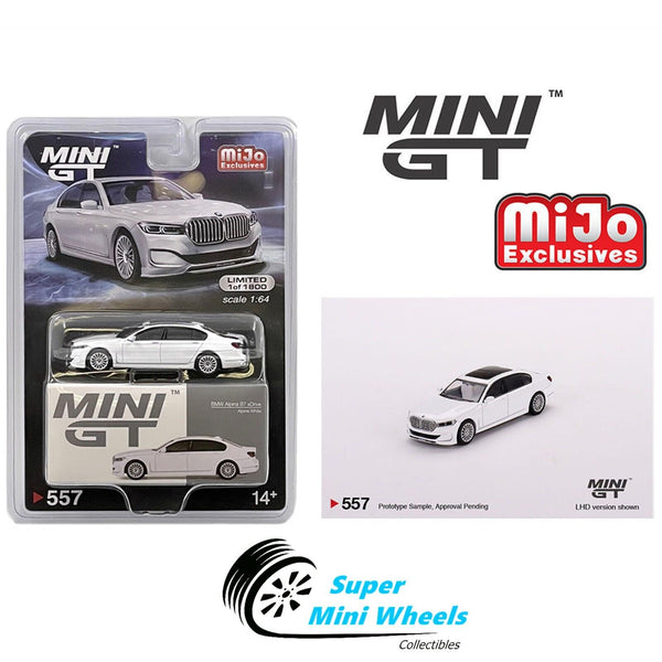 Mini GT 1:64 BMW Alpina B7 xDrive Alpine White #557