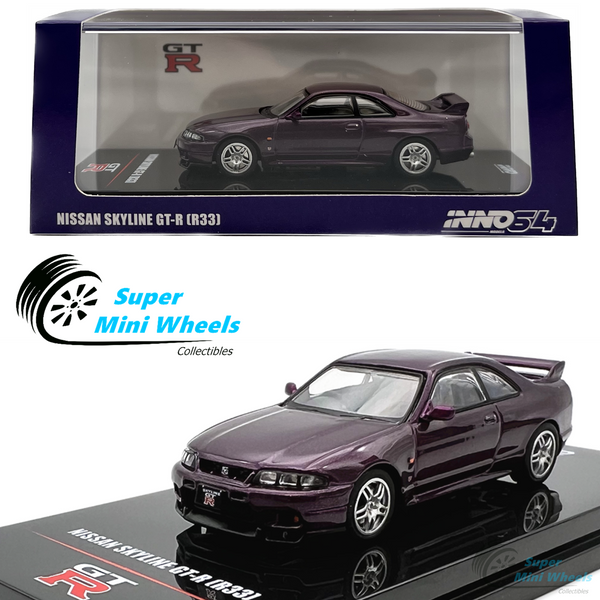 INNO64 1:64 Nissan Skyline GT-R R33 Midnight Purple