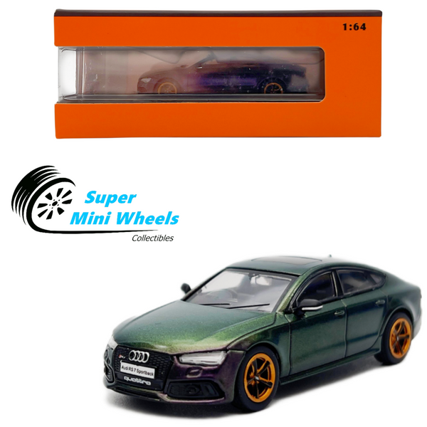 GCD 1:64 Audi RS7 Sportback Magic Purple - Diecas Model